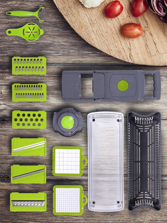 CORTADOR DE VEGETALES Y FRUTAS  MULTIFUNCIÓN 10 EN 1