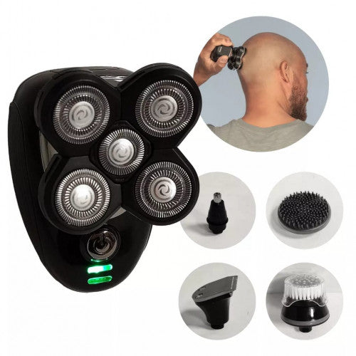 AFEITADORA ELECTRICA SHAVER PORTATIL USB CABEZA BARBA NARIZ