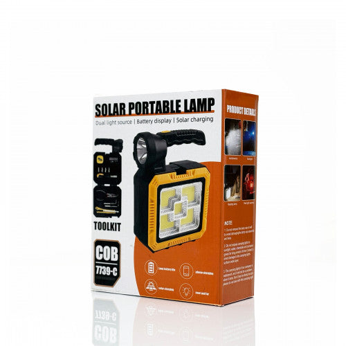 LAMPARA SOLAR LED PORTATIL