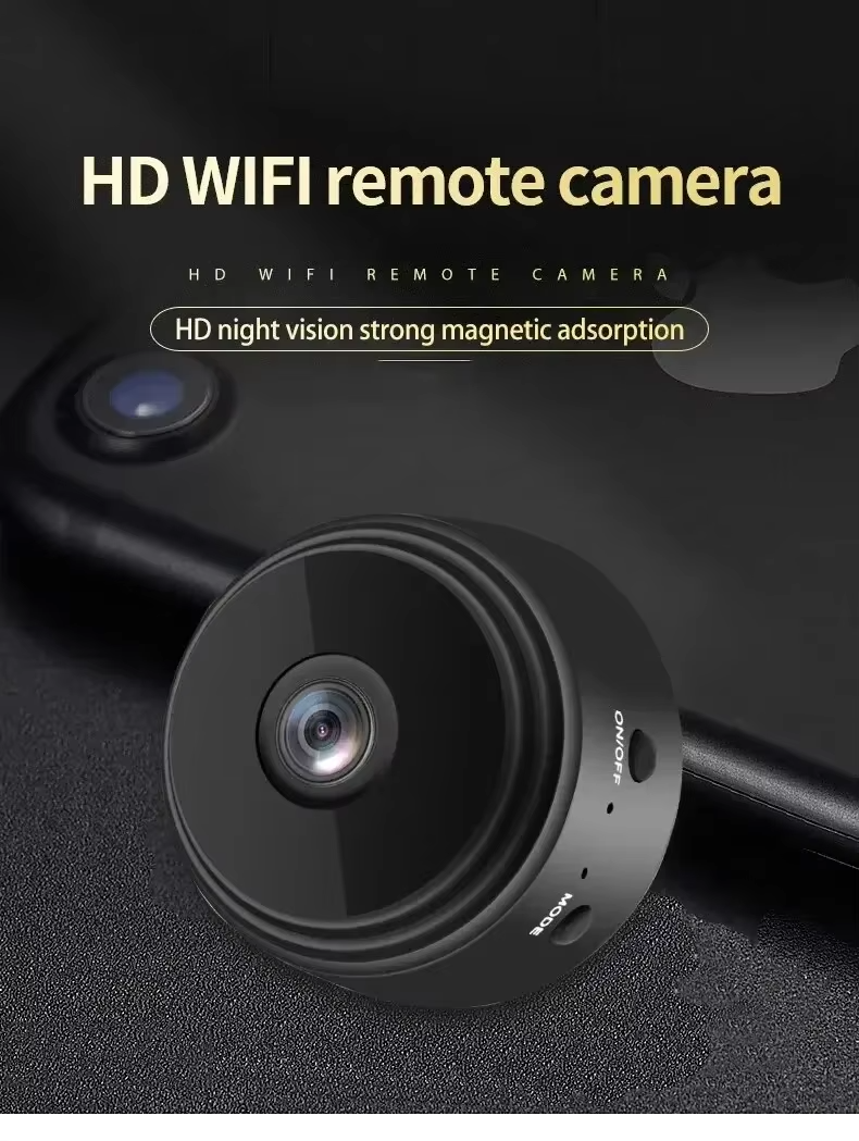 MINI CAMARA DE VIGILANCIA CON WIFI PARA EL HOGAR